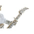 Figura Decorativa DKD Home Decor 45 x 29 x 50 cm Dorado Blanco Músico